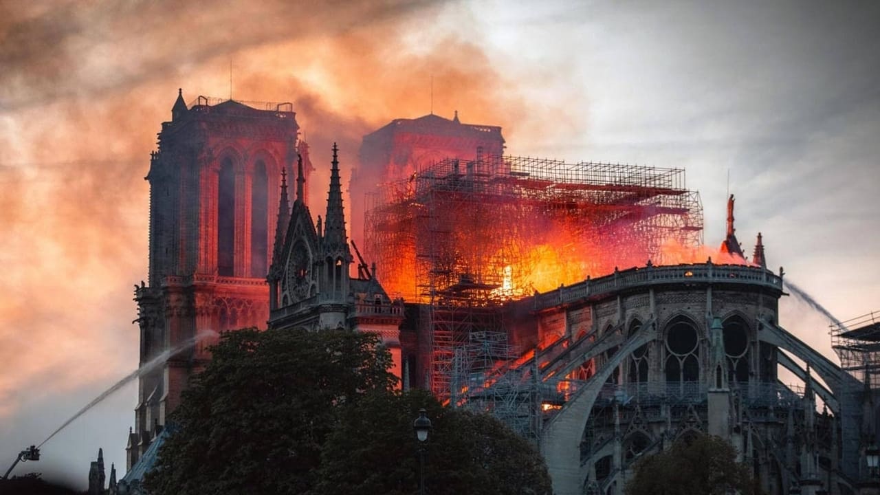 Notre-Dame Płonie gdzie obejrzeć